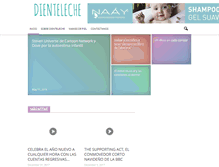 Tablet Screenshot of dienteleche.com